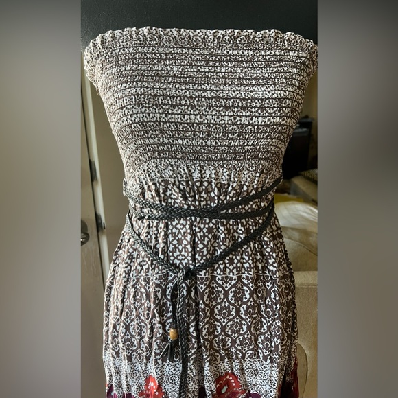 Akualani Boho Strapless Maxi Dress - Picture 2 of 11